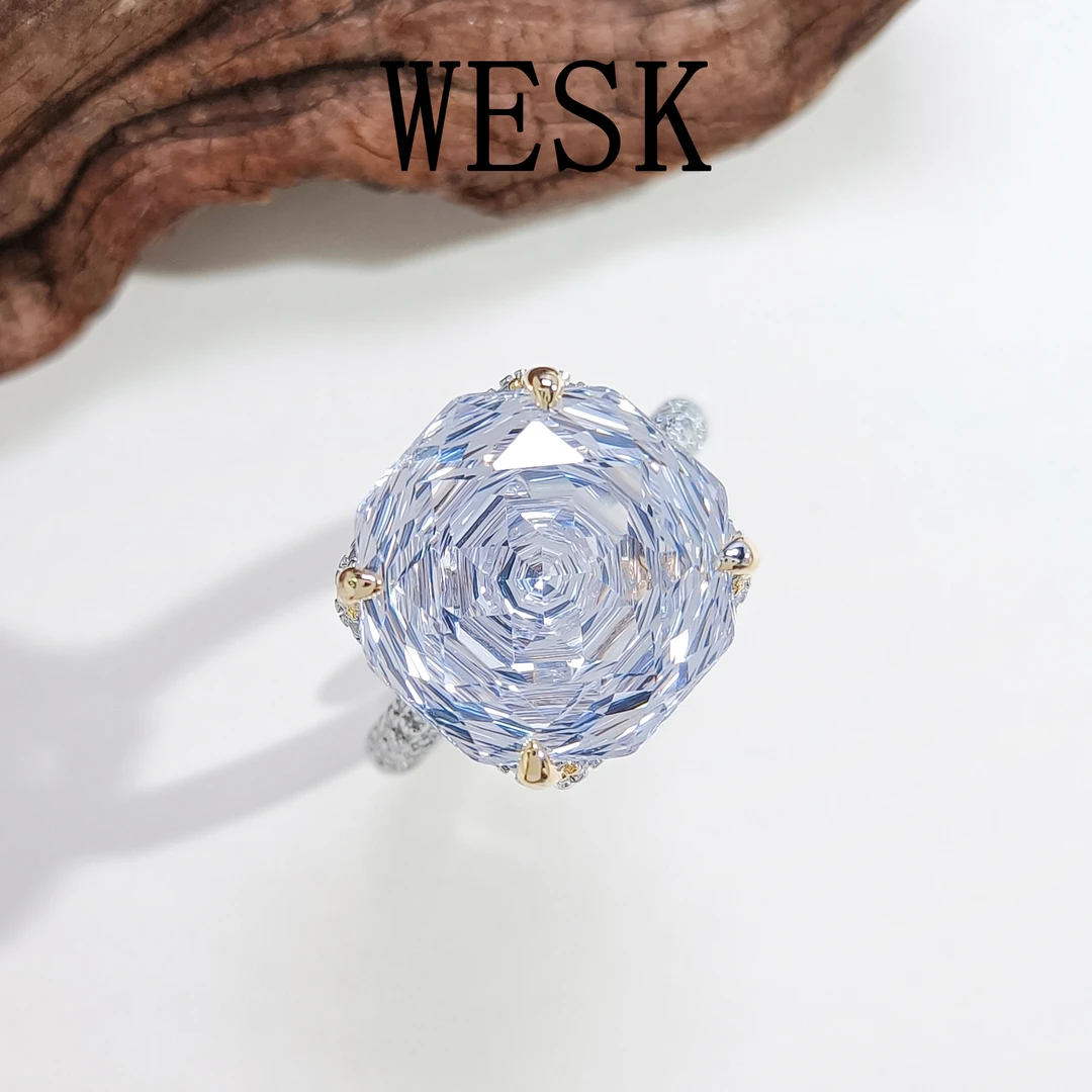 铜合金合成锆石戒指 WHSM-002156【皓月如风】戒指气质简约精致