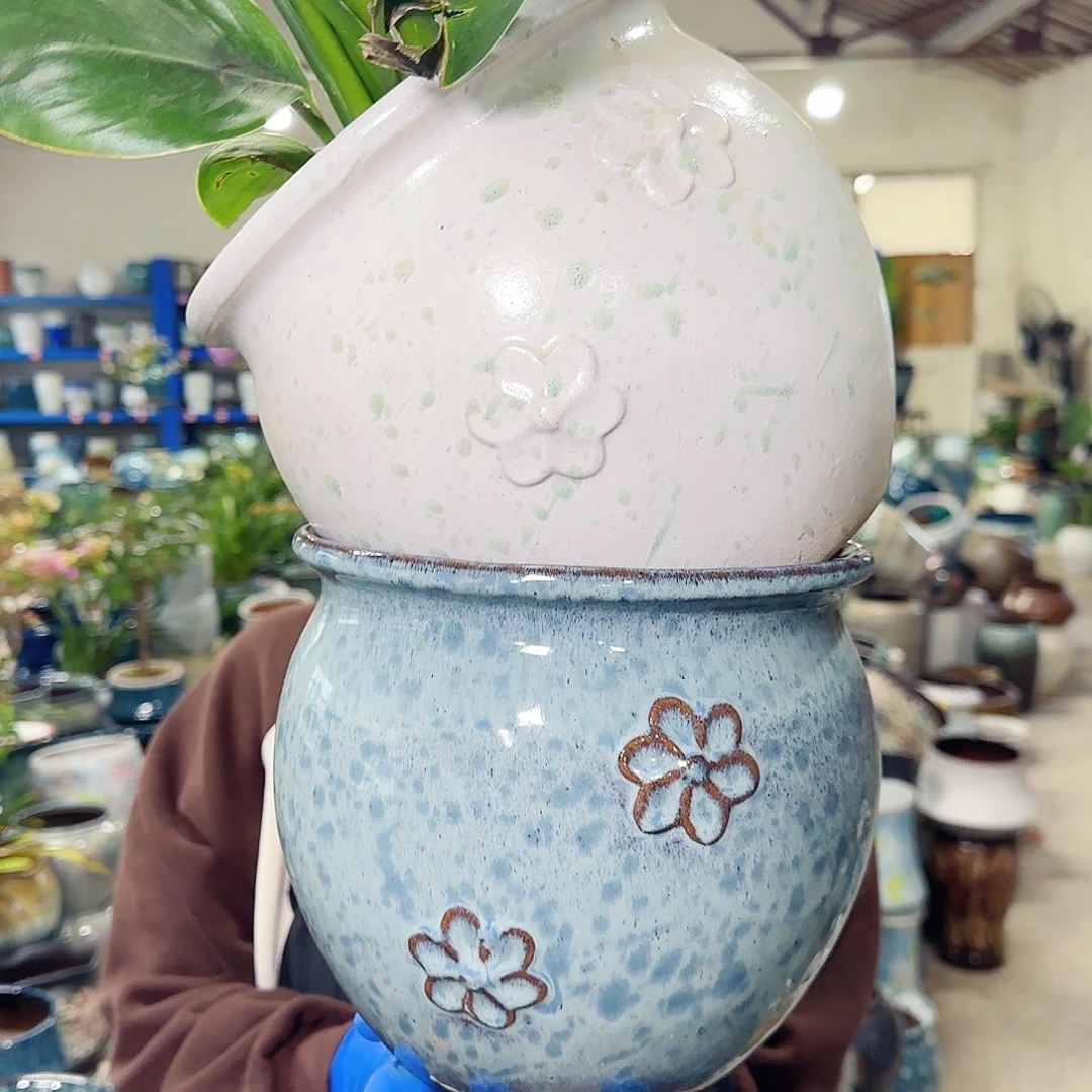 花盆紫砂高19口20