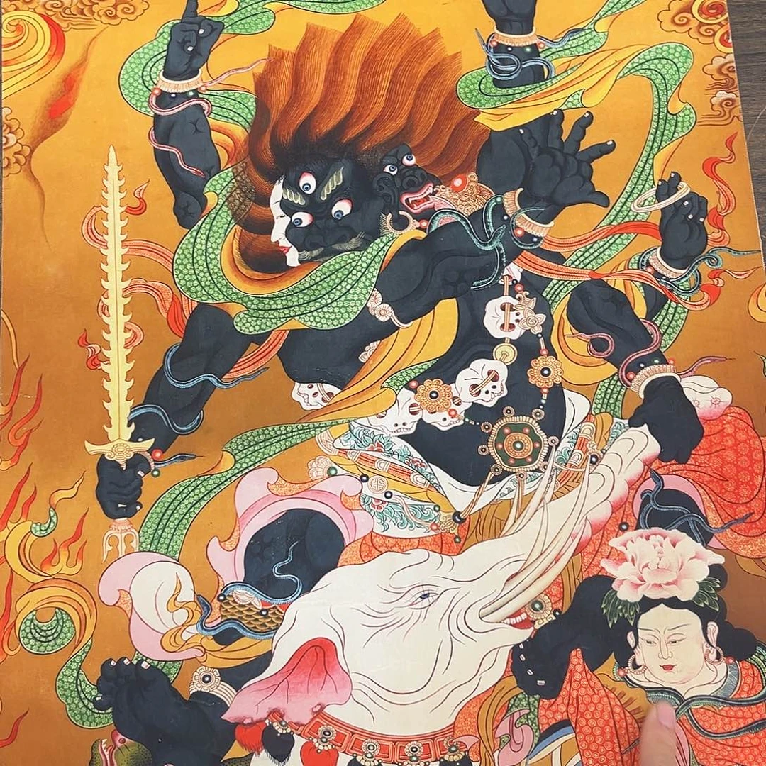 卷轴画唐卡精品展览原作