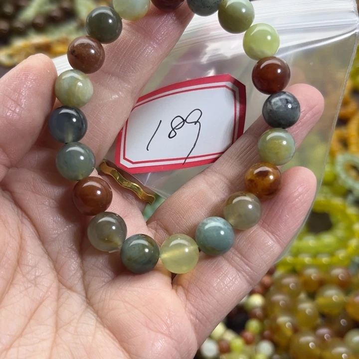 蛇纹石玉未镶嵌手链