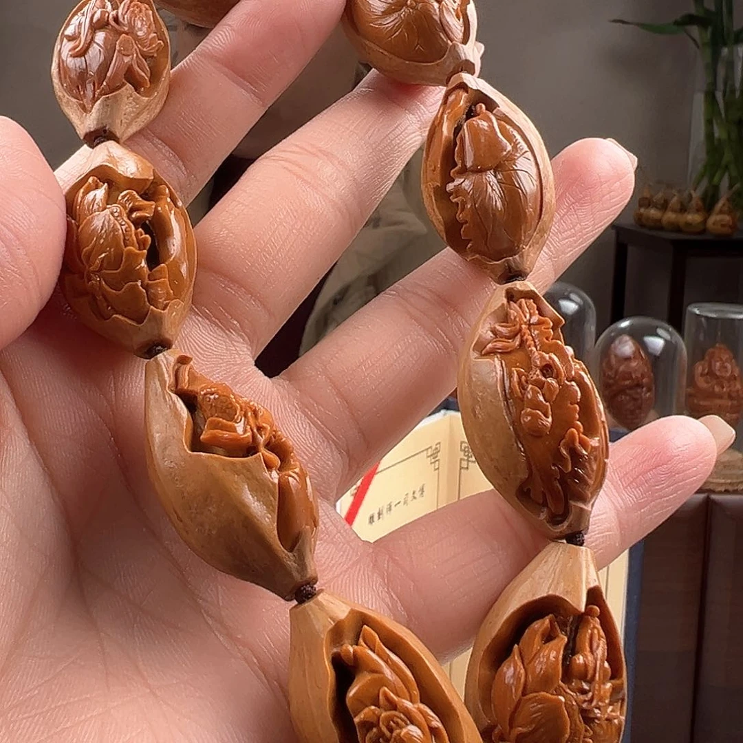 橄榄核手串/手链生****且橄榄核雕橄榄核