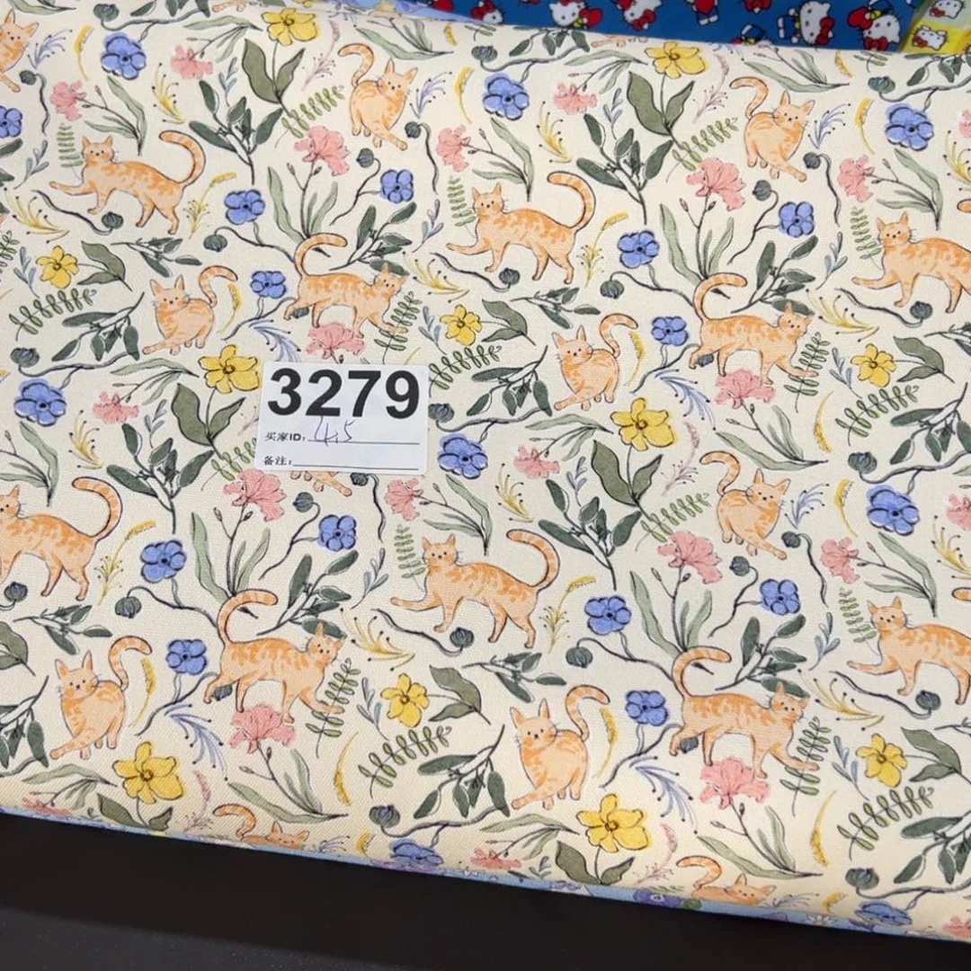 棉福袋一米价纯棉14安厚帆布1.1宽果子块