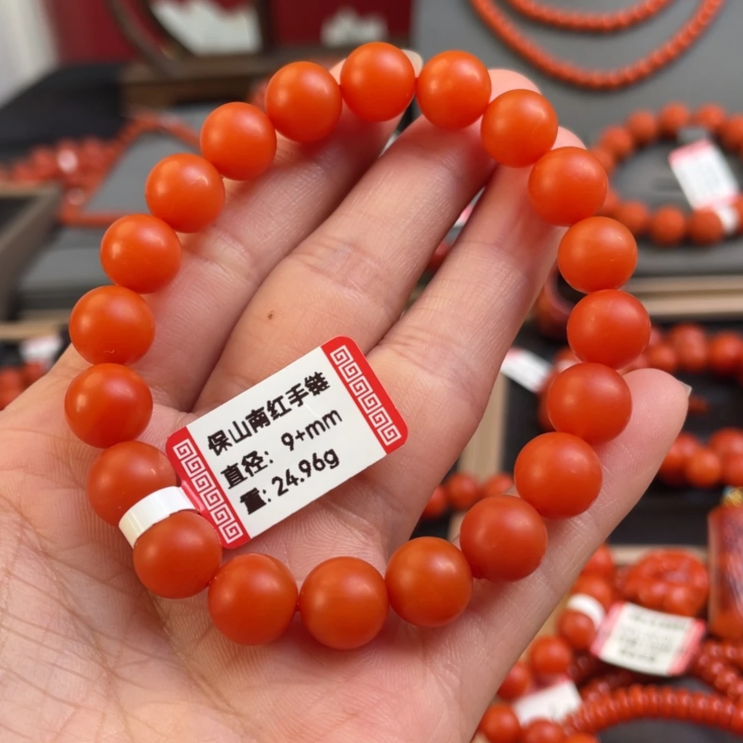 南红玛瑙手串未镶嵌洋***1