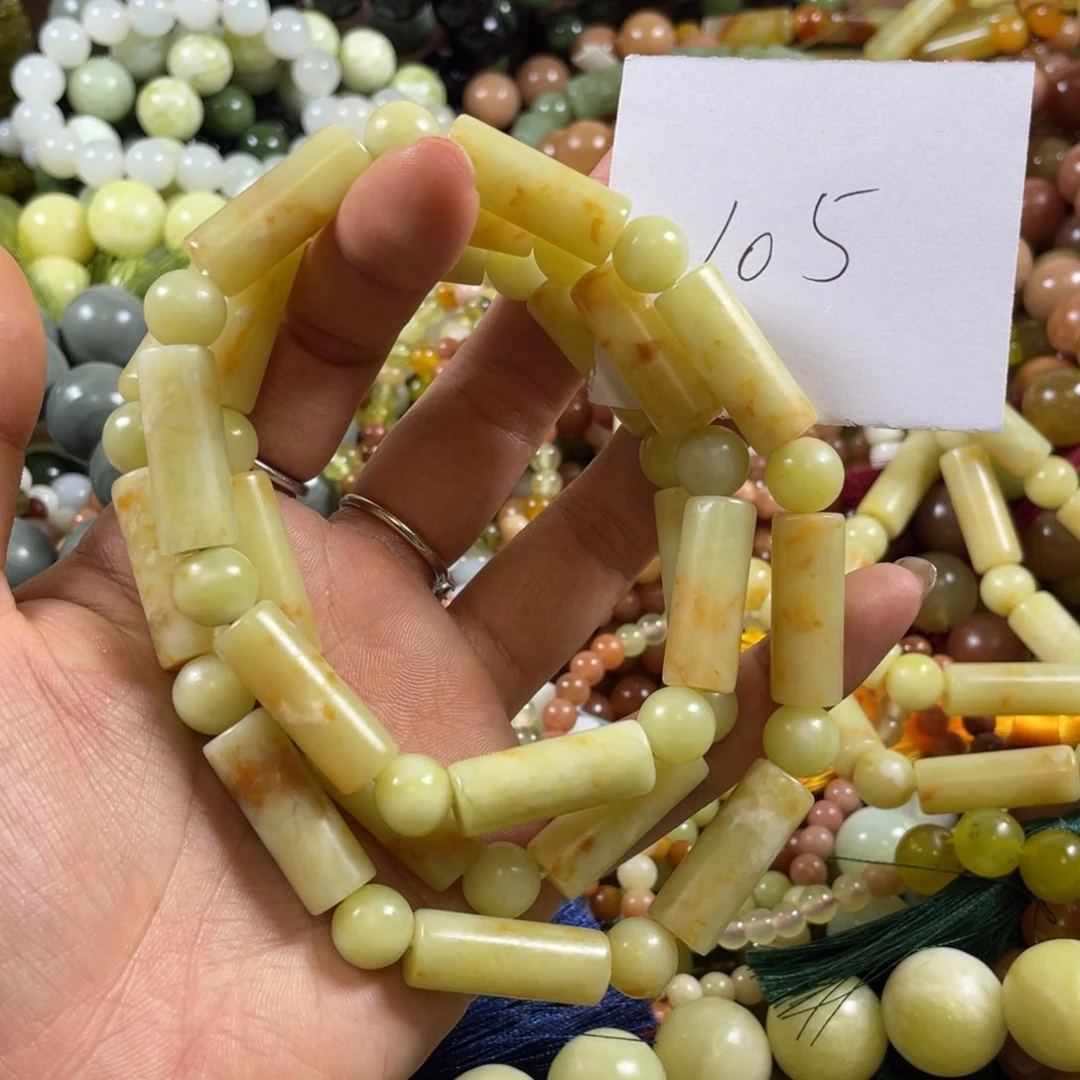 蛇纹石玉未镶嵌颈饰l****y