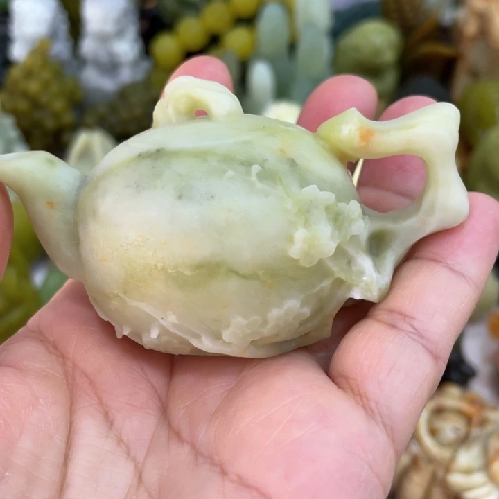 蛇纹石玉未镶嵌天然岫玉