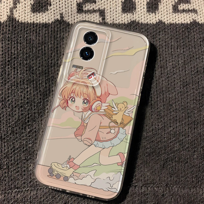 荣耀GT手机壳百变小樱可爱ins风卡通女款高颜值透明全包防摔软硅