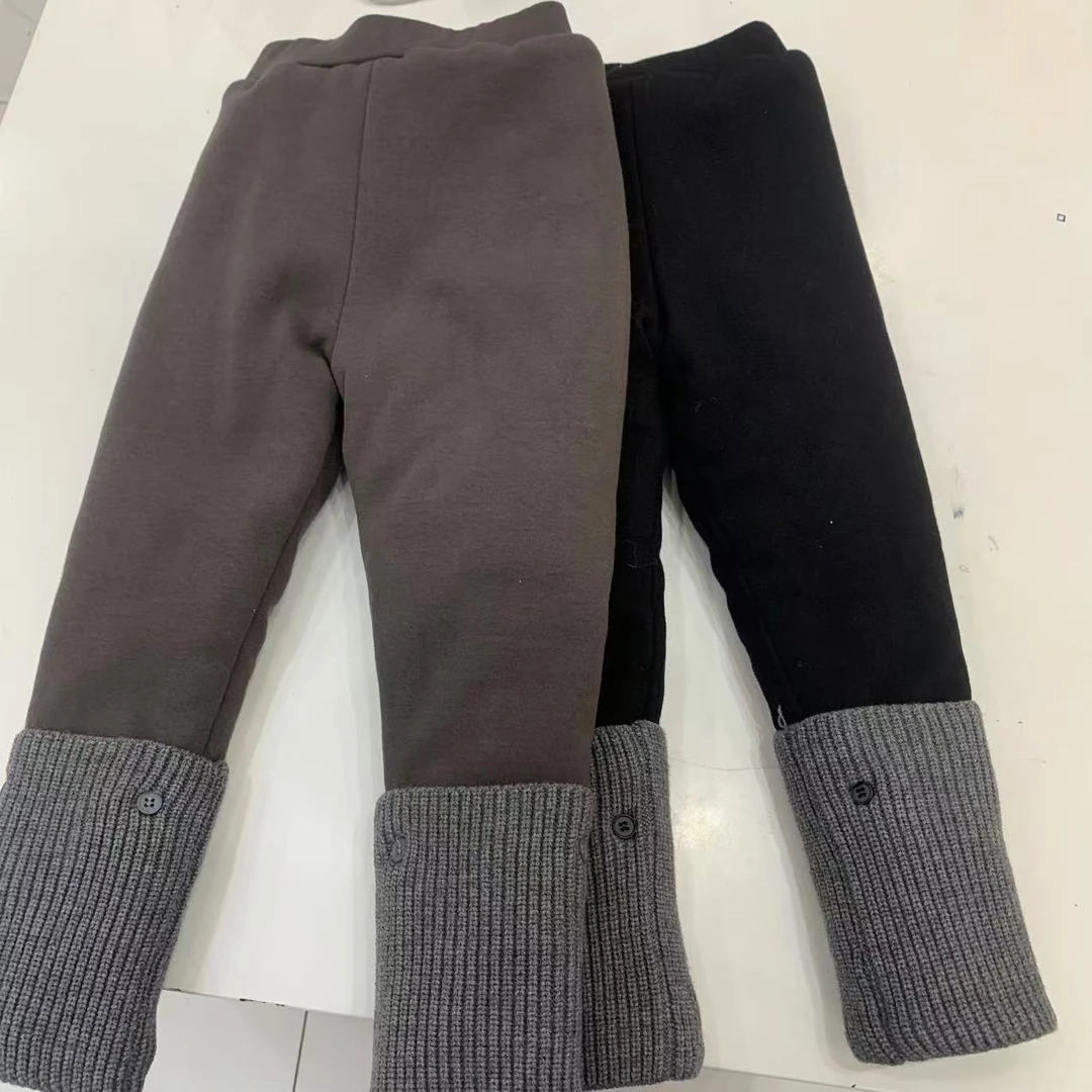 5205款夹棉打底裤儿童男童女童男童加绒加厚秋冬冬季保暖时尚