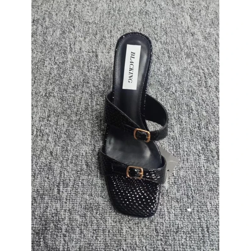 高跟鞋（粉脏 紫脏 粉钻脏）气质时尚百搭女士夏季黑色细跟包头