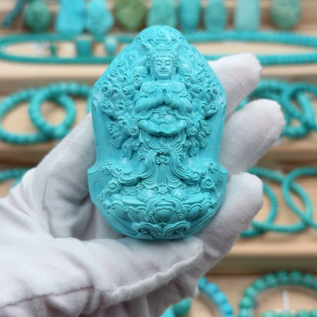 绿松石未镶嵌珠宝奇石