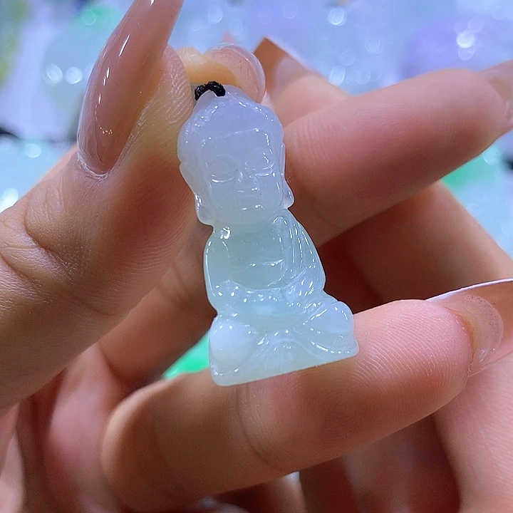 翡翠未镶嵌颈饰天然翡翠A货吊坠