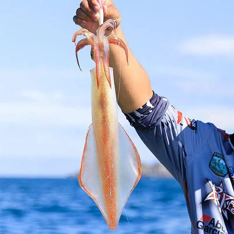 特大号手钓火箭鱿鱼可刺身级海钓鱿鱼