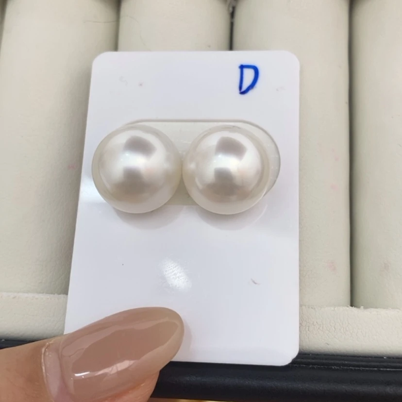 【闪购商品】海水珍珠裸珠槿*澳白裸珠12-13m可定制珍