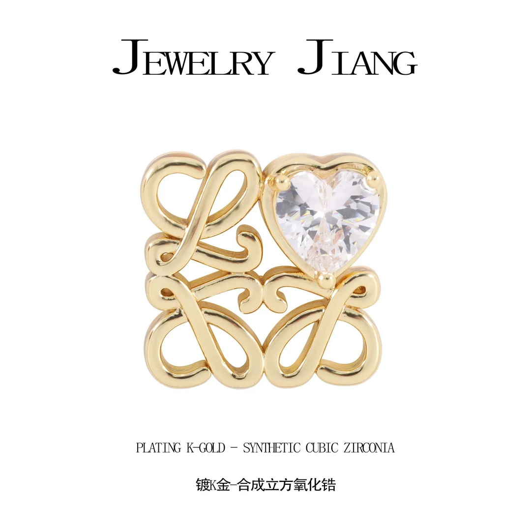 铜合金锆石胸针 优雅时尚大饼高定小胸针   1437