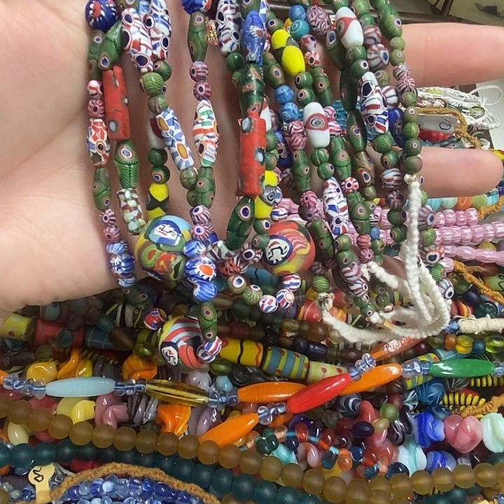 琉璃颈饰小古法小035