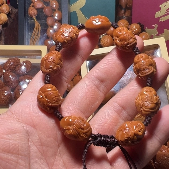 种****手串/手链橄榄核小弥勒佛