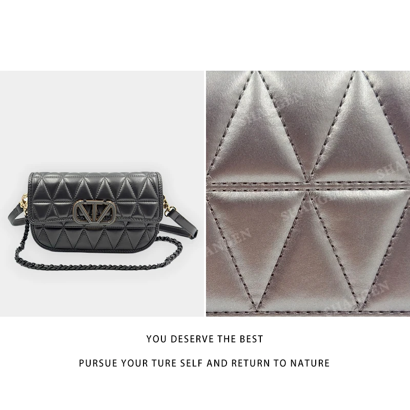 【尚恩CC】ZT-95007-枪色-轻奢时尚女士新款手提单肩斜挎包