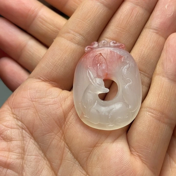 南红玛瑙吊坠40*29未镶嵌