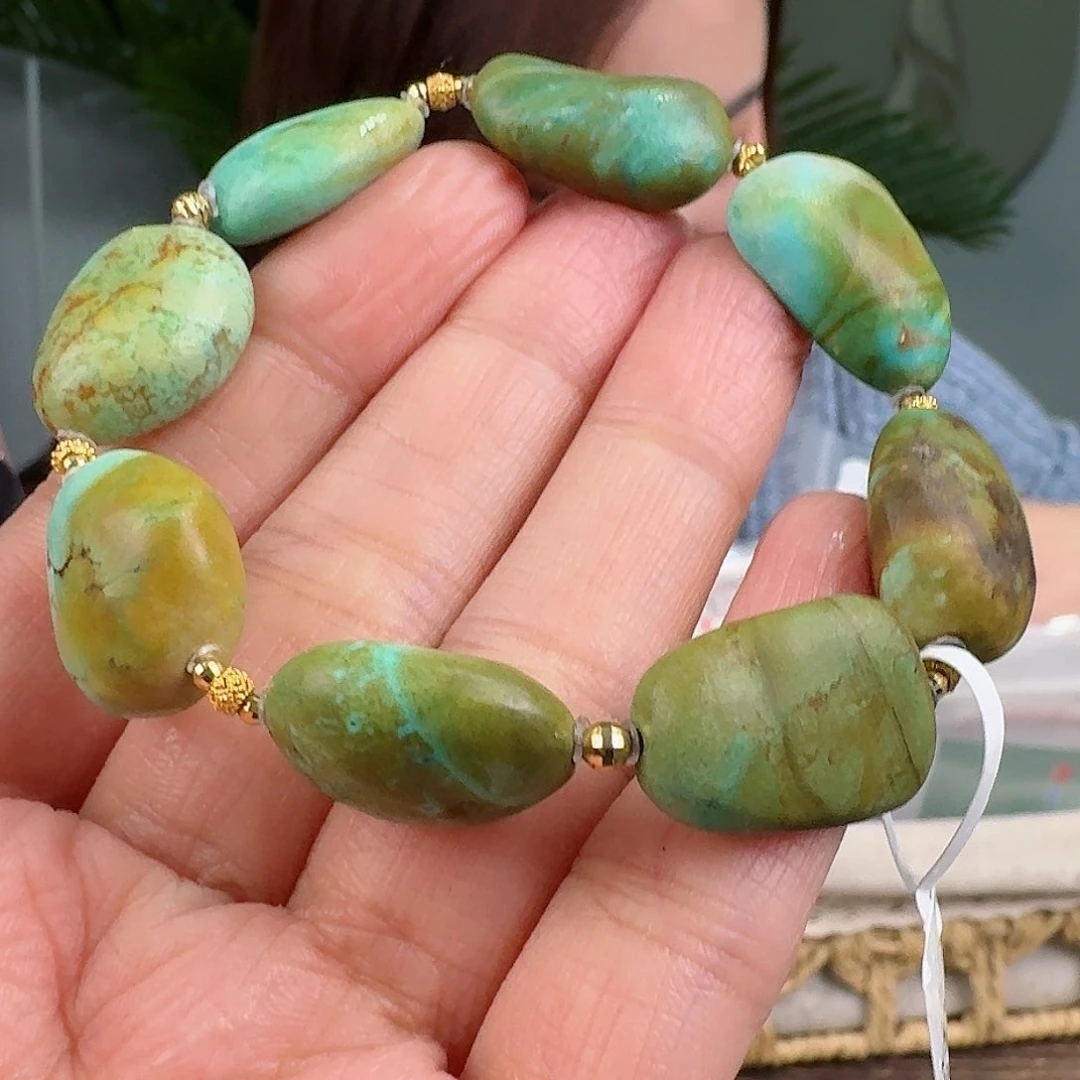 绿松石珠宝奇石未镶嵌偷***?