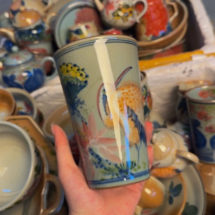 瓷片景德镇陶瓷手工手绘