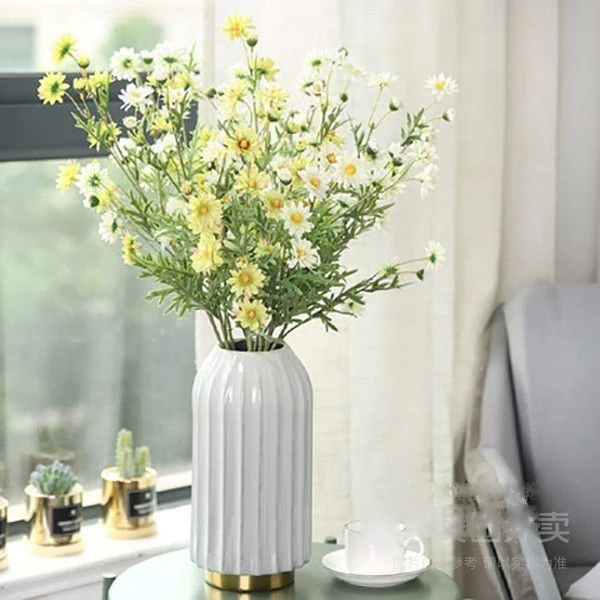 【白色小雏菊3枝】家居鲜花同城送家用插花办公室装饰太阳城鲜花送花上门