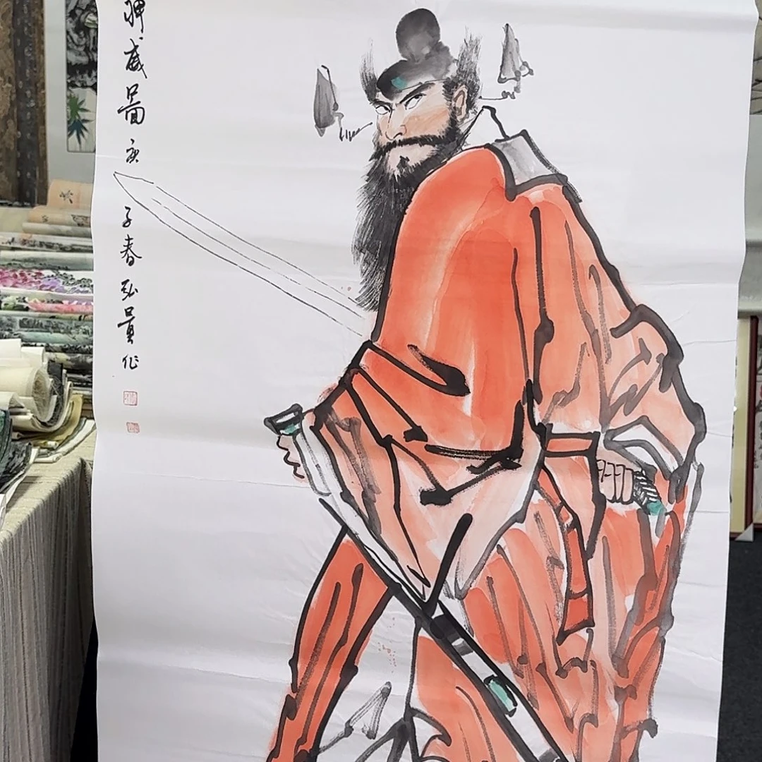 纯手绘国画作品好看