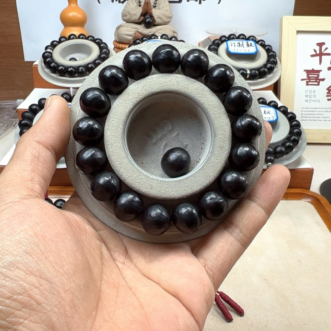 草珠菩提吊坠矮桩15.3无患子手串