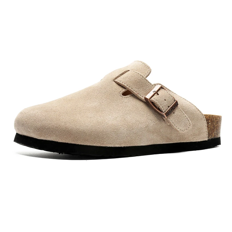 夏上新轻便百搭一脚蹬勃肯鞋男女同款潮百搭时尚休闲厚底鞋3215