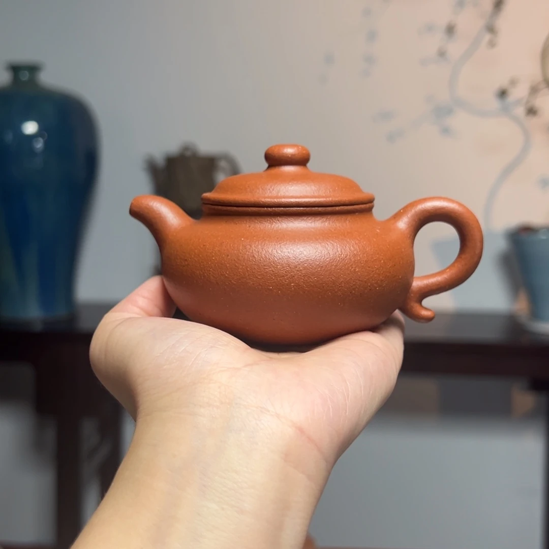 茶壶紫砂仿古99红降坡170
