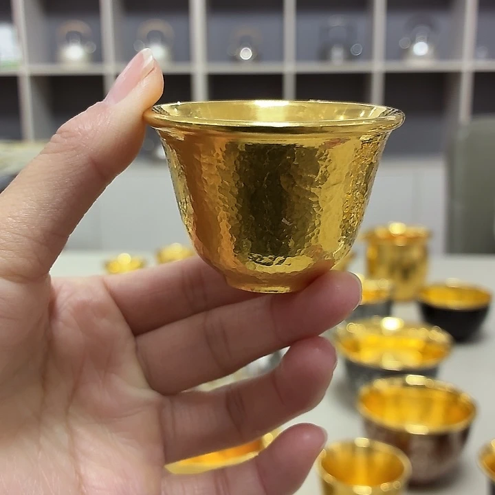 18号李小鹤里外金足金2克铃铛杯35毫升