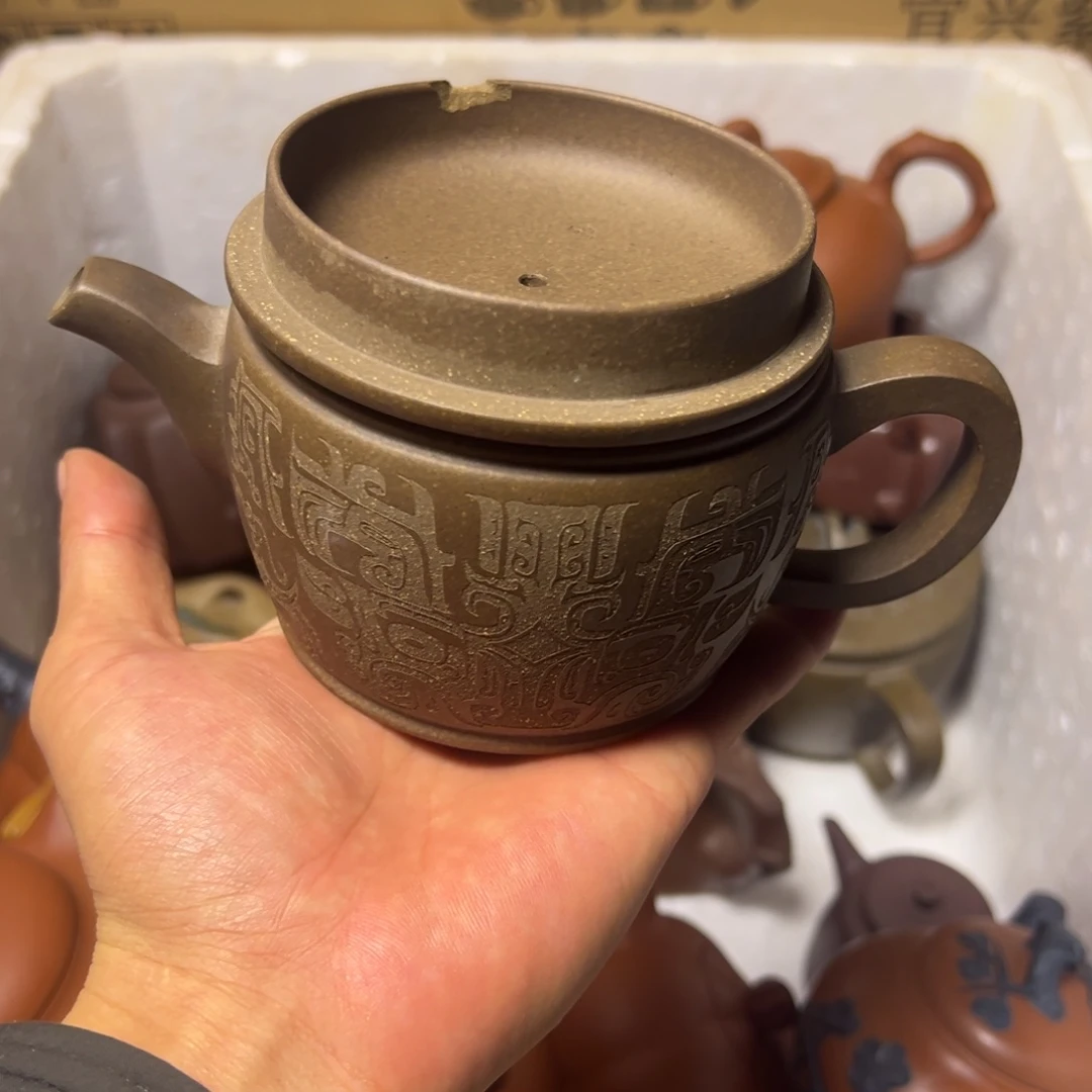 茶壶紫砂宜兴原矿紫砂壶350毫升容量