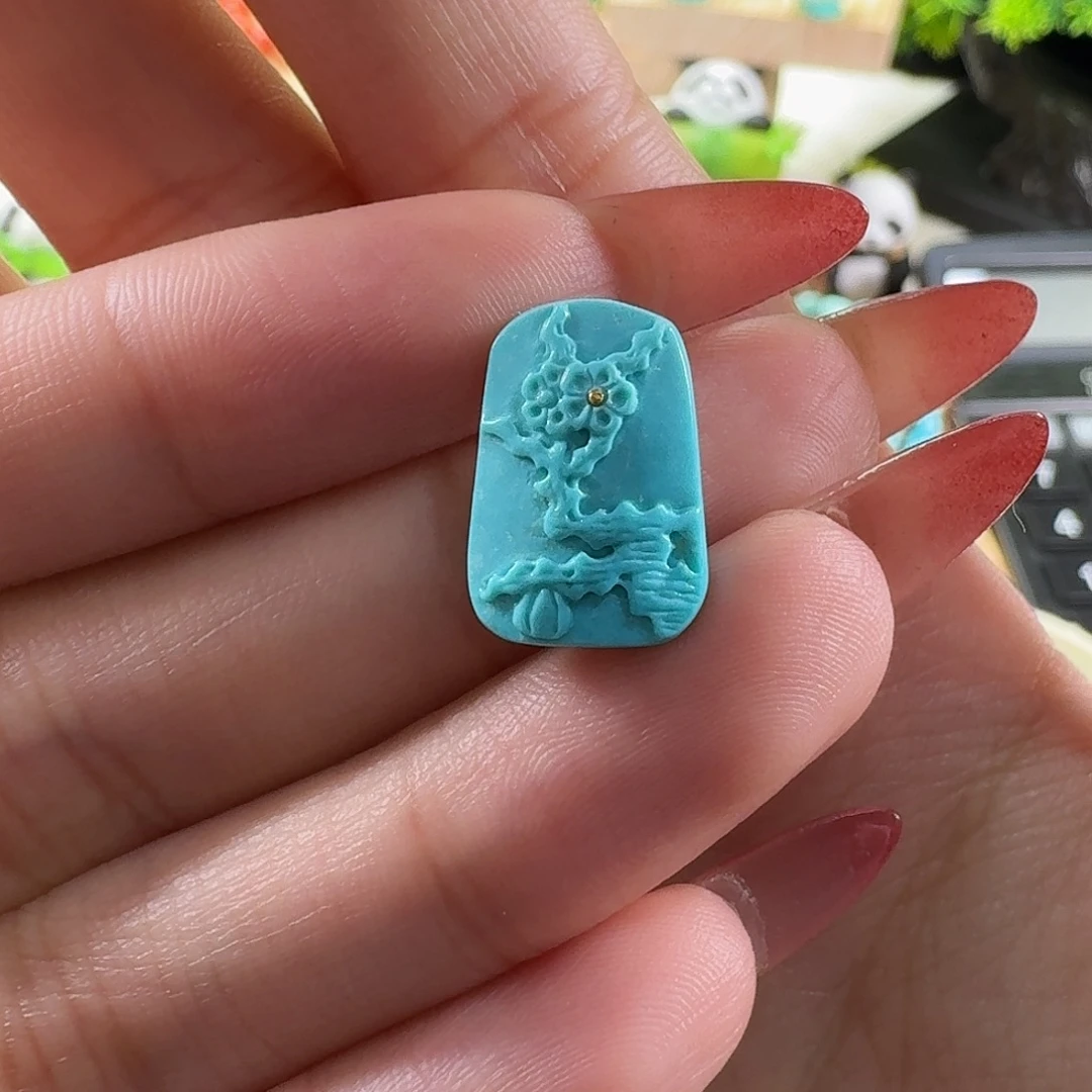 绿松石未镶嵌吊坠(不含链)