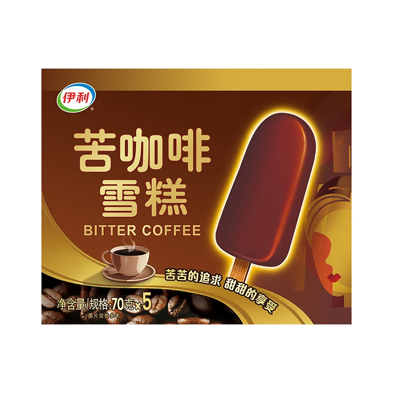 【经典口味】伊利苦咖啡雪糕350克/5支*盒