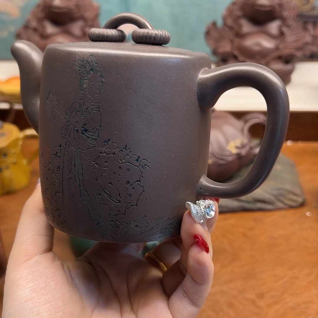 紫砂茶壶紫砂雕宠小器高品