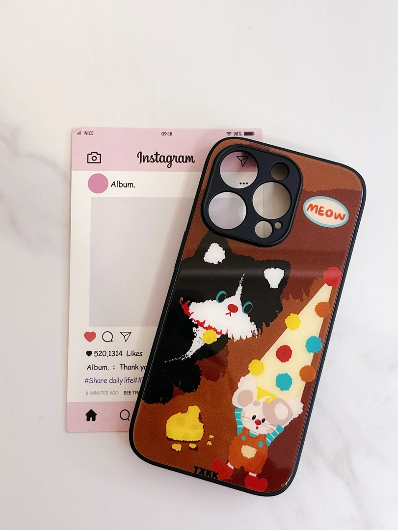 猫抓老鼠适用于iPhone/华为/荣耀/小米/oppo/vivo手机壳