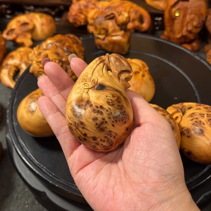 柏木好*崖柏陈化料手把