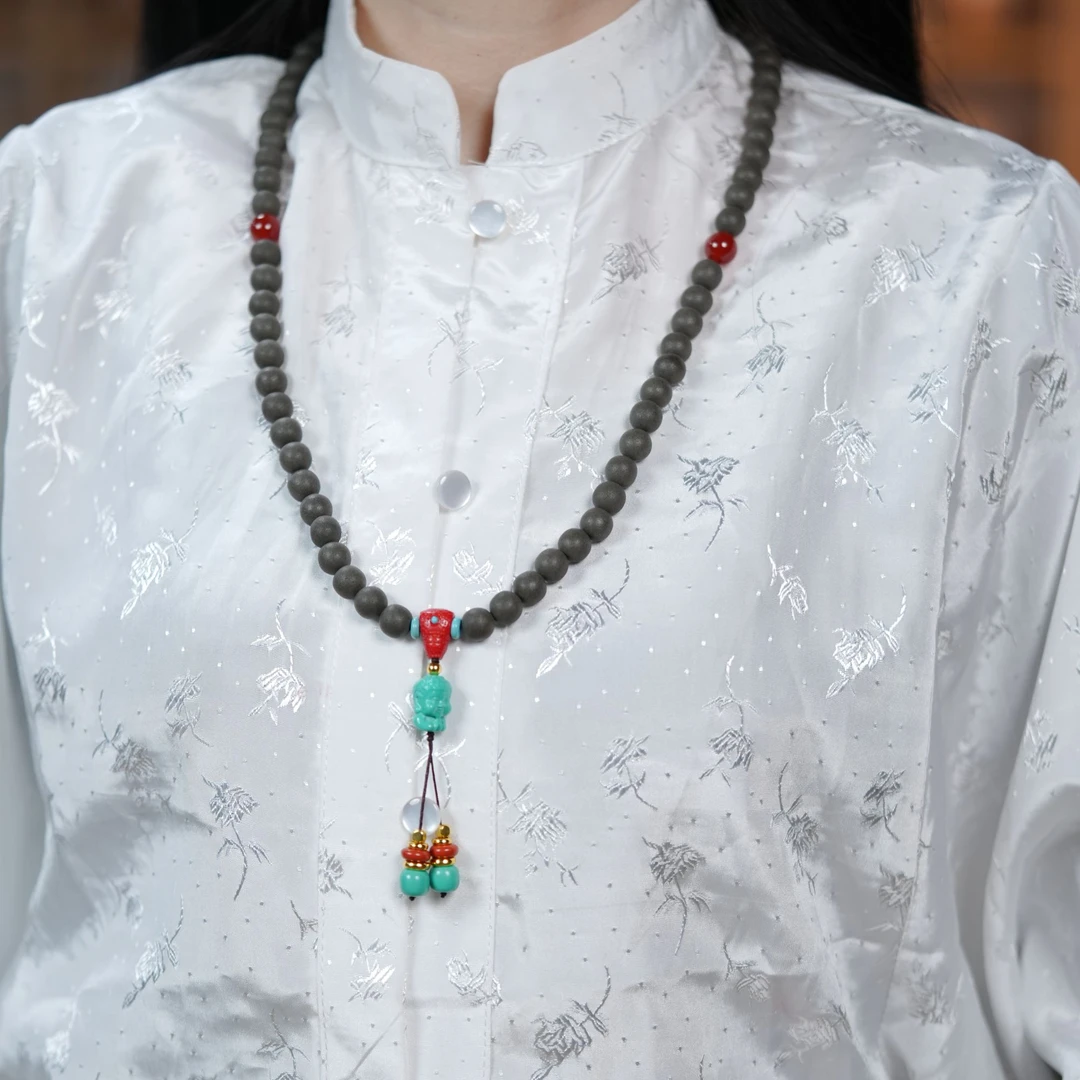 世香古法【天木藏香】手工合香珠 手串 多圈非遗合香珠中国风文玩
