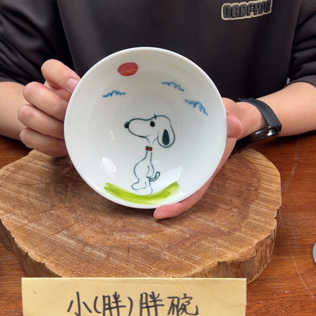 瓷片景德镇陶瓷手工手绘制作