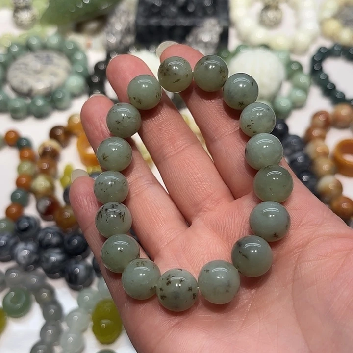 蛇纹石玉未镶嵌手串