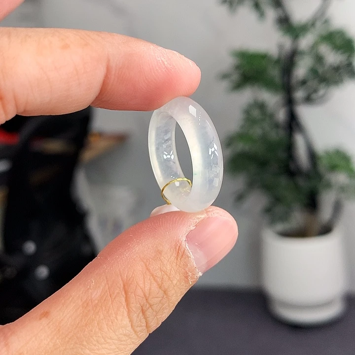 翡翠未镶嵌戒指9-10号