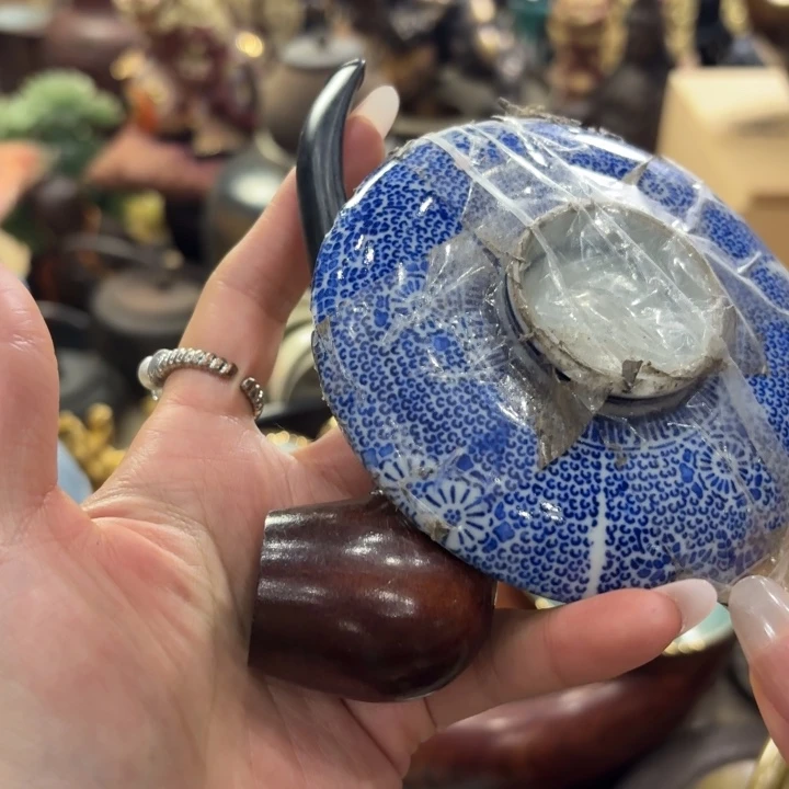 陶瓷古美术置物摆件