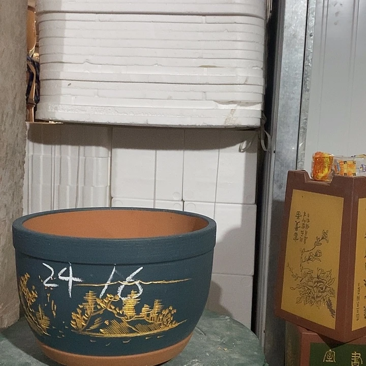 紫砂花盆紫砂花盆