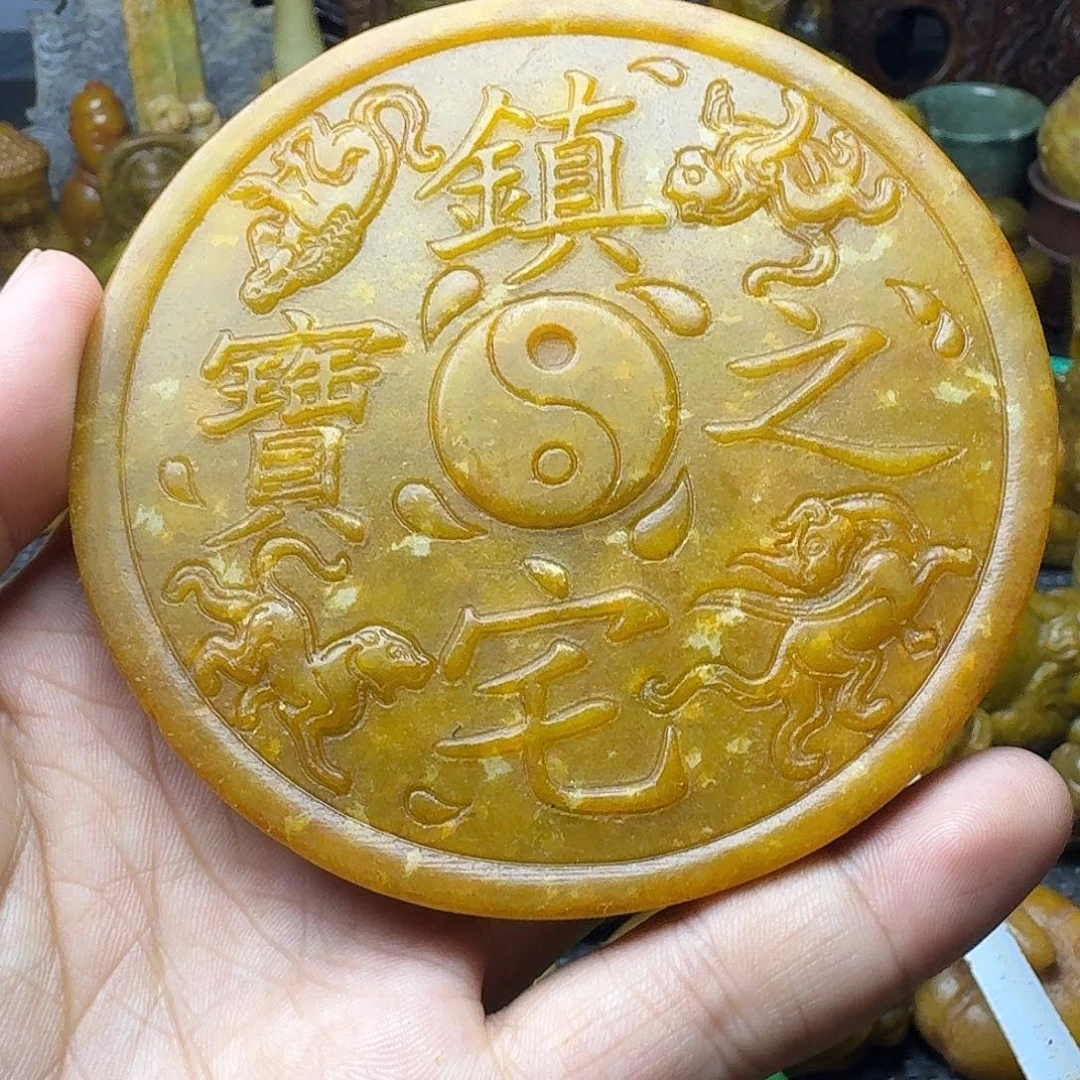 白玉菩提吊坠。。。