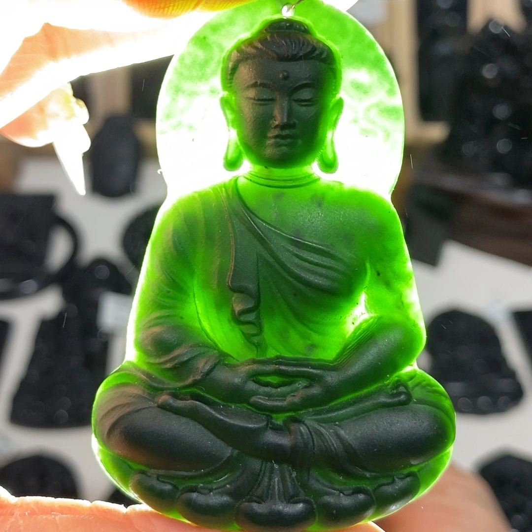 岫玉未镶嵌纯天然岫玉颈饰