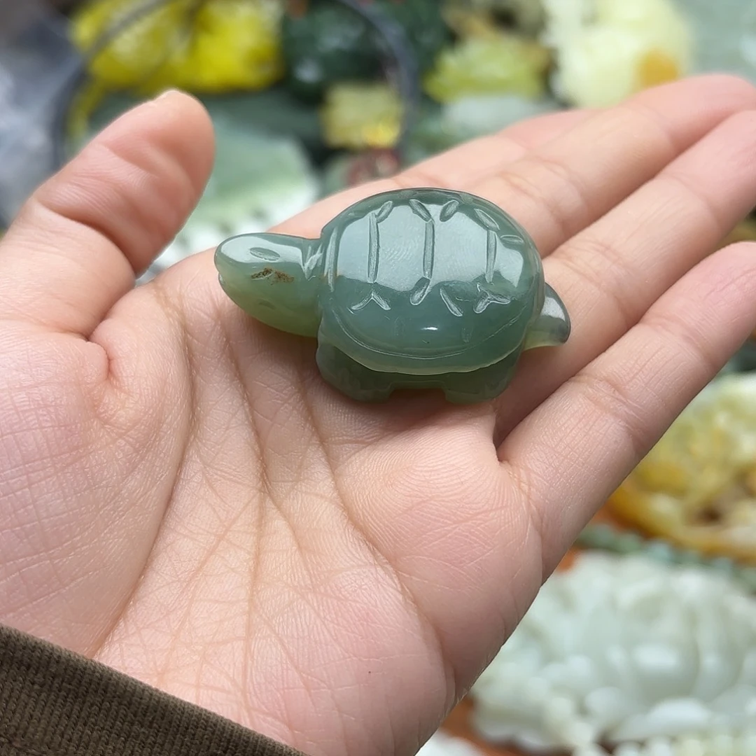橙***姐蛇纹石玉未镶嵌颈饰