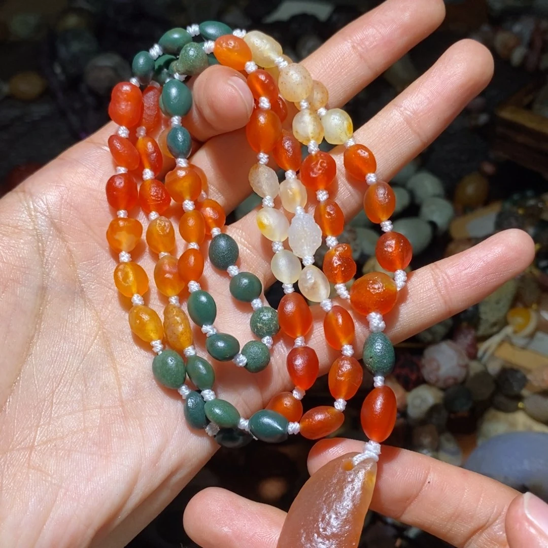 未镶嵌玛瑙/玉髓珠宝半成品