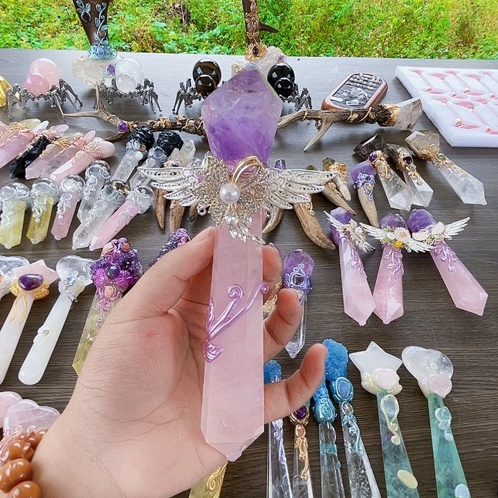 菱***角珠宝半成品未镶嵌水晶水晶