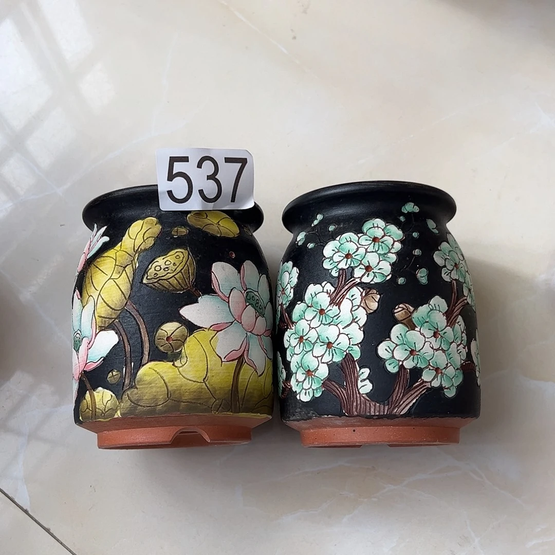 景德镇炫彩手绘口8.5高12