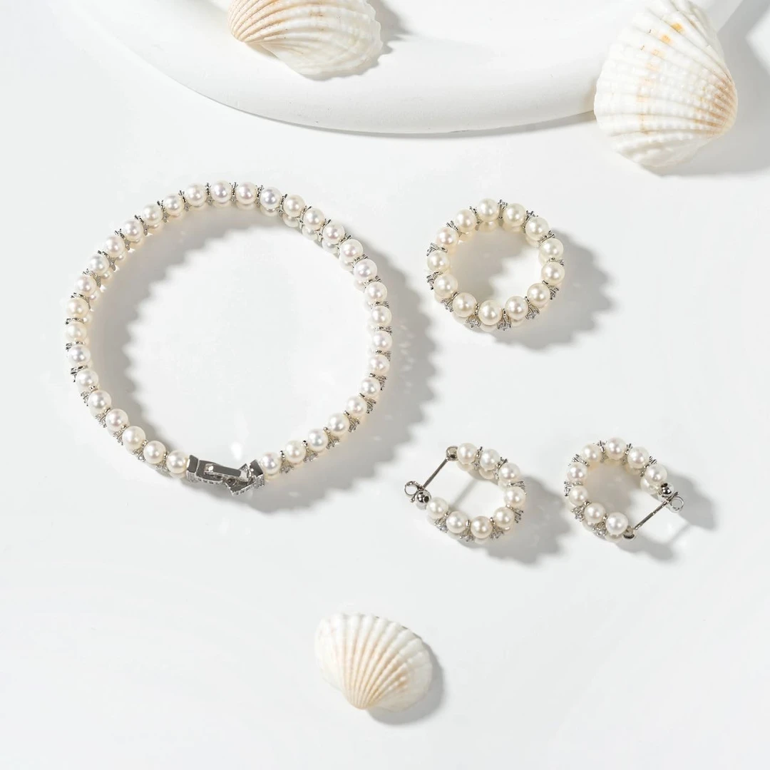 【云上叙】淡水珍珠-多样性发一件4mm-V95556-14（东哥）