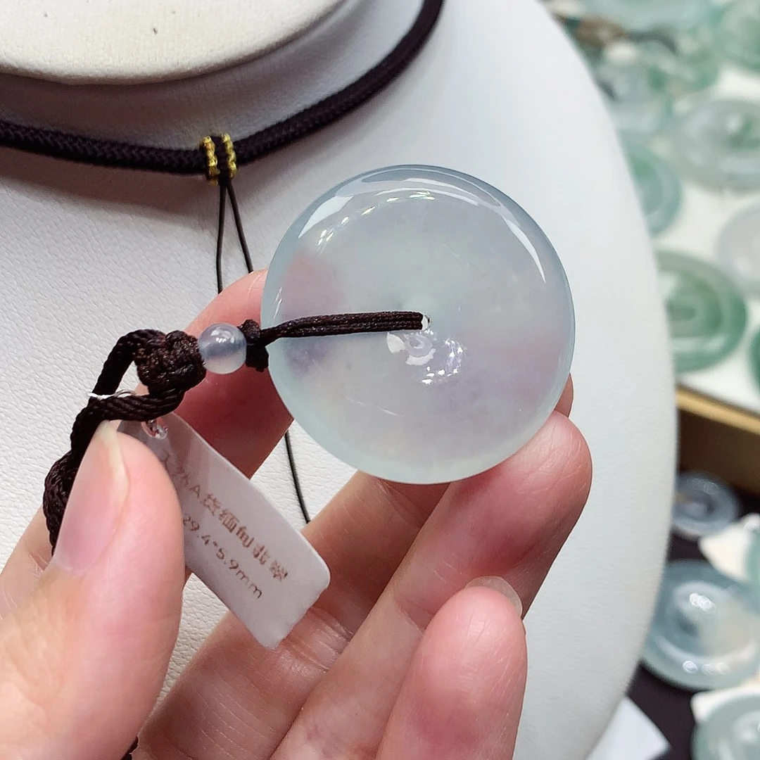 颈饰未镶嵌翡翠编号59，29.4/5.9