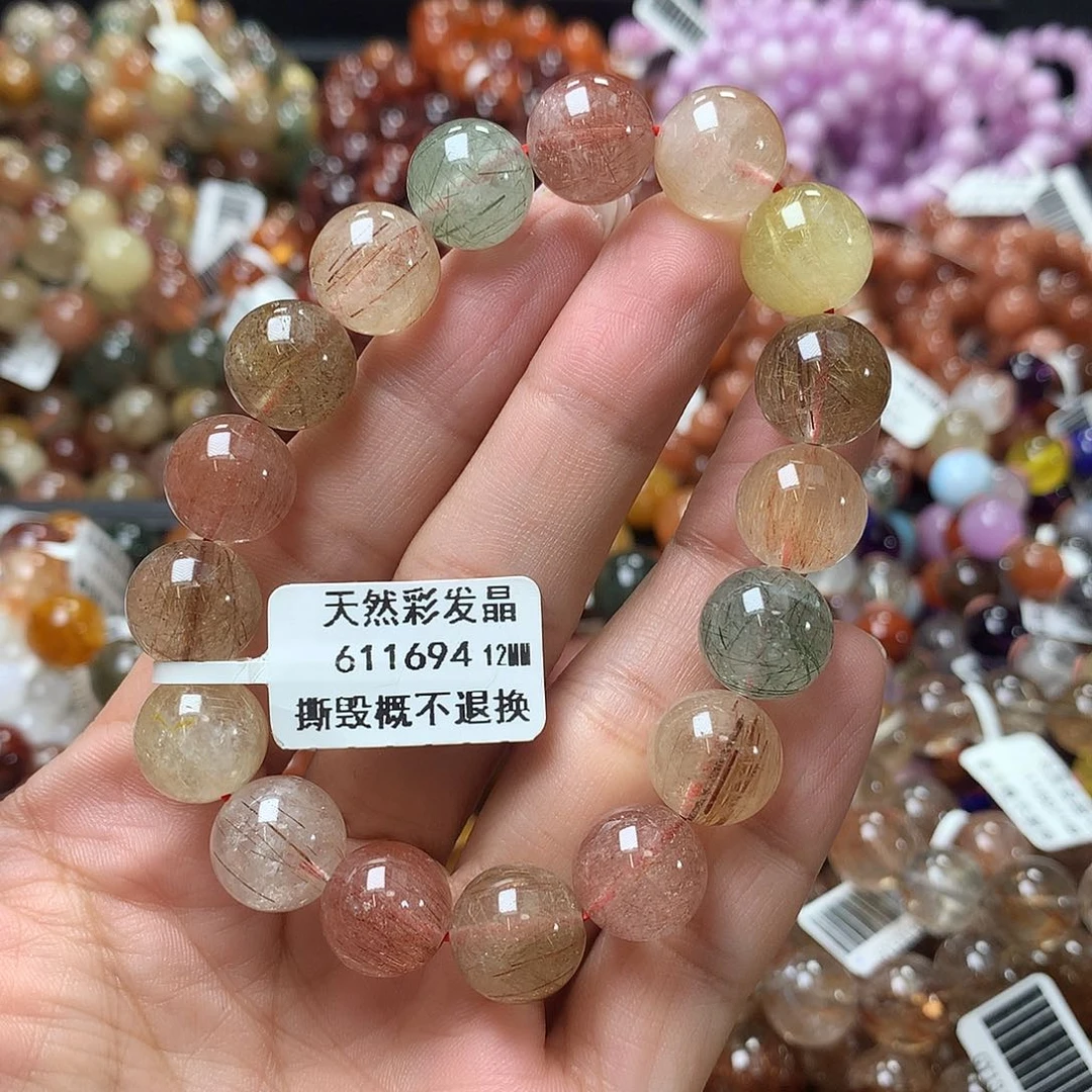 水晶手链未镶嵌，，